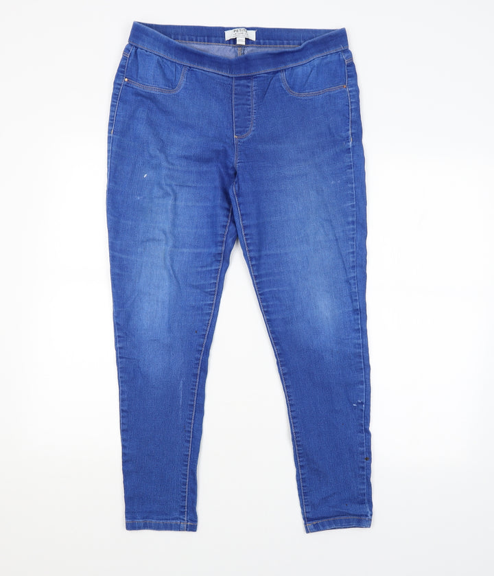 Dorothy Perkins Womens Blue Jegging Leggings Size 8 L25 in