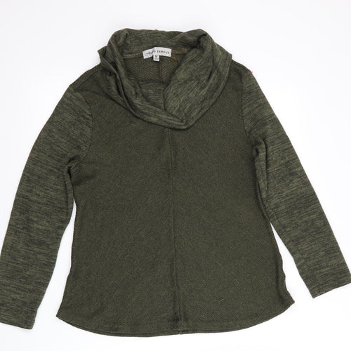 Absolutely Famous Womens Green   Pullover Jumper Size M