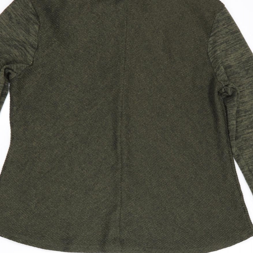 Absolutely Famous Womens Green   Pullover Jumper Size M
