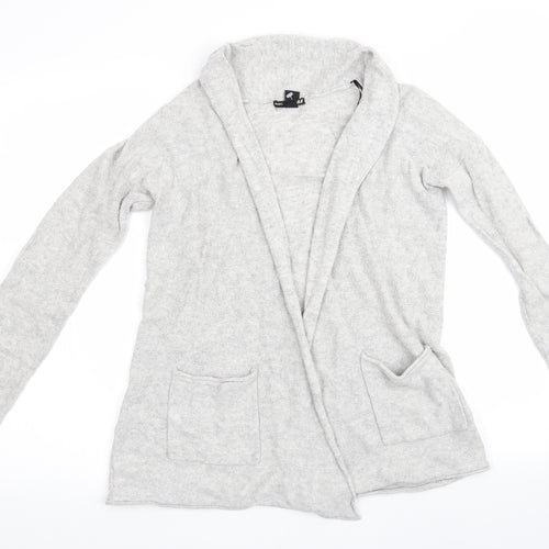H&M Womens Grey   Cardigan Jumper Size 6