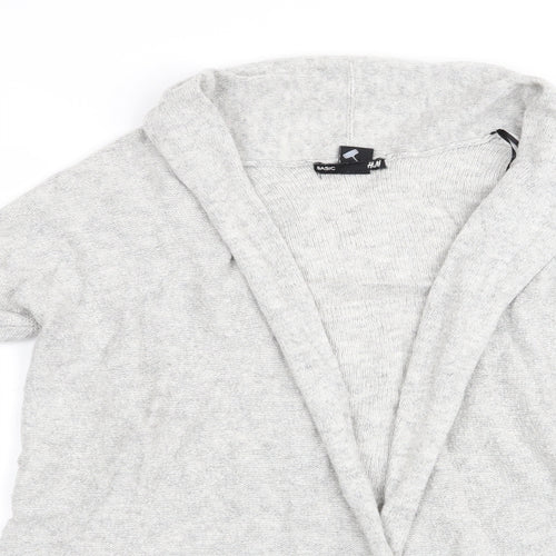 H&M Womens Grey   Cardigan Jumper Size 6