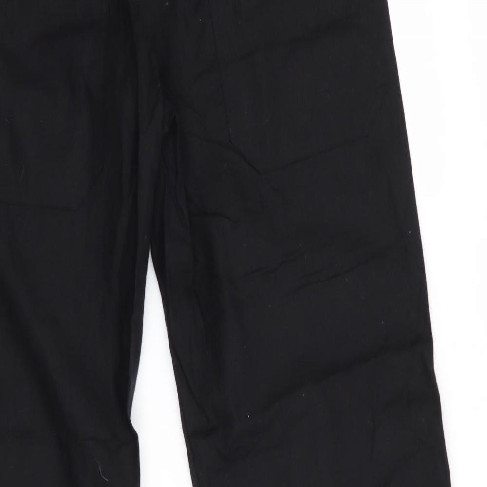 H&M Womens Black   Trousers  Size 10 L28 in