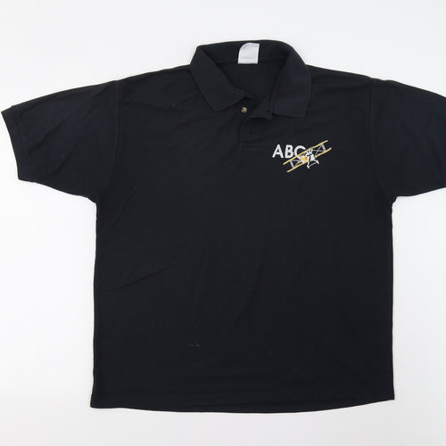 Screen Stars Mens Blue    Polo Size XL  - Aviation
