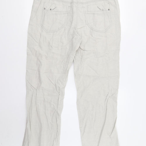 Mantaray Womens Grey   Trousers  Size 14 L30 in