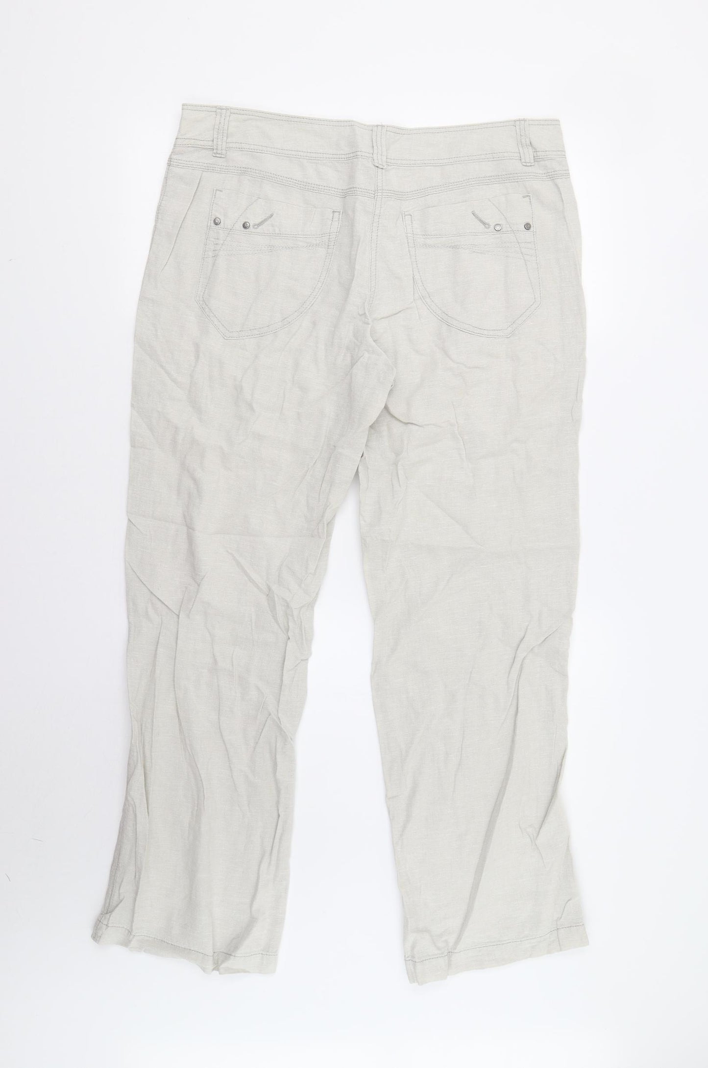 Mantaray Womens Grey   Trousers  Size 14 L30 in