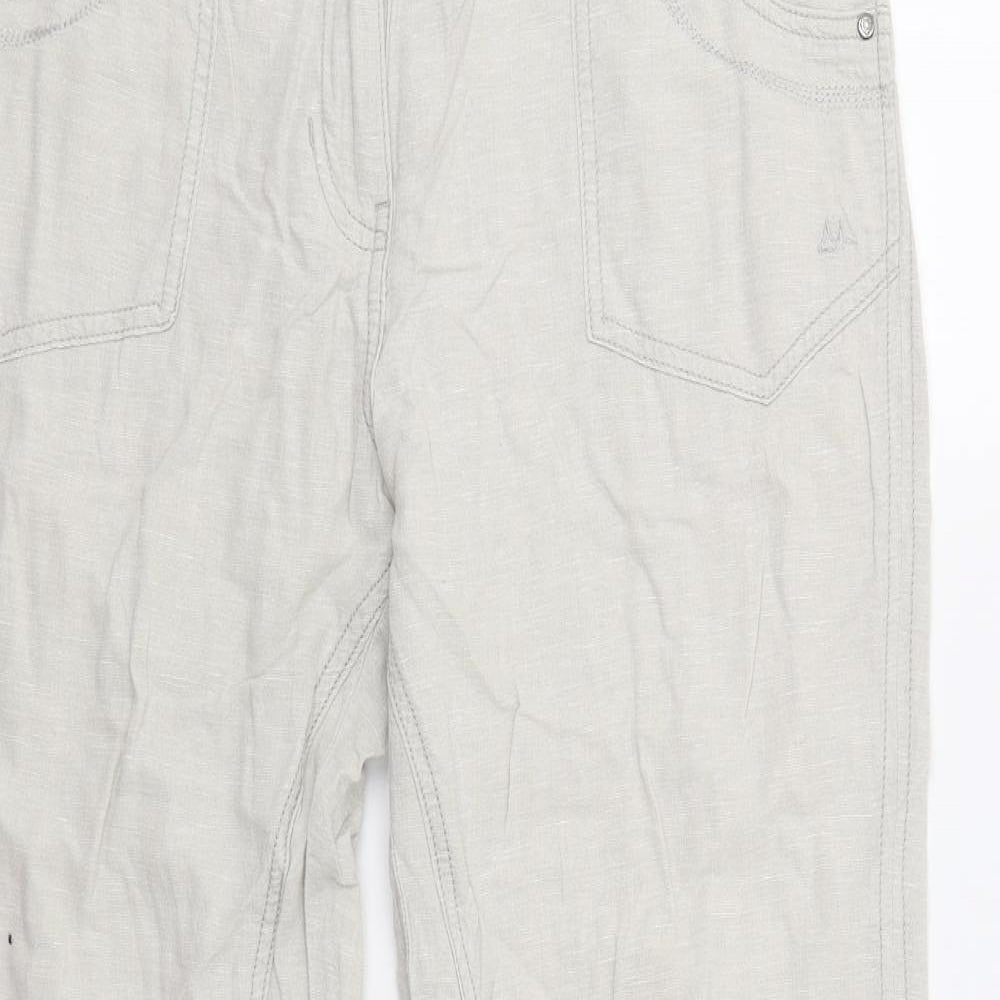 Mantaray Womens Grey   Trousers  Size 14 L30 in