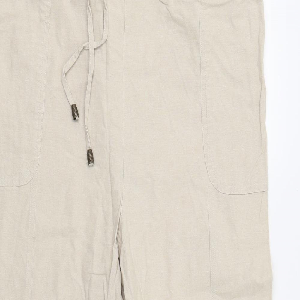 Isle Womens Beige   Trousers  Size 20 L29 in