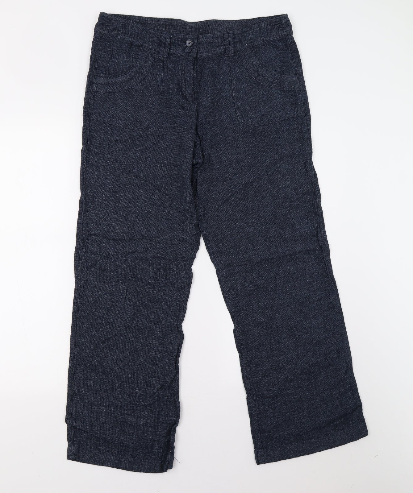 Debenhams Womens Blue   Trousers  Size 12 L29 in