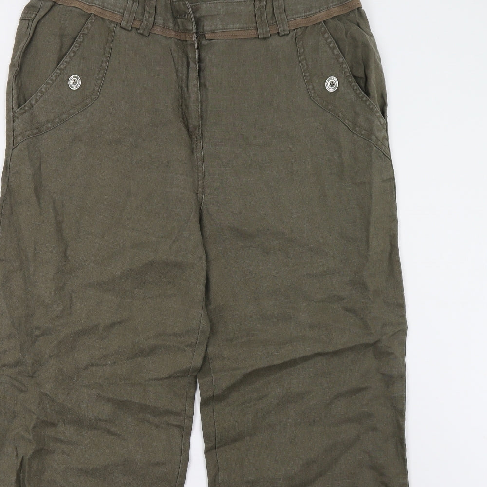 Maine Womens Green   Trousers  Size 14 L28 in