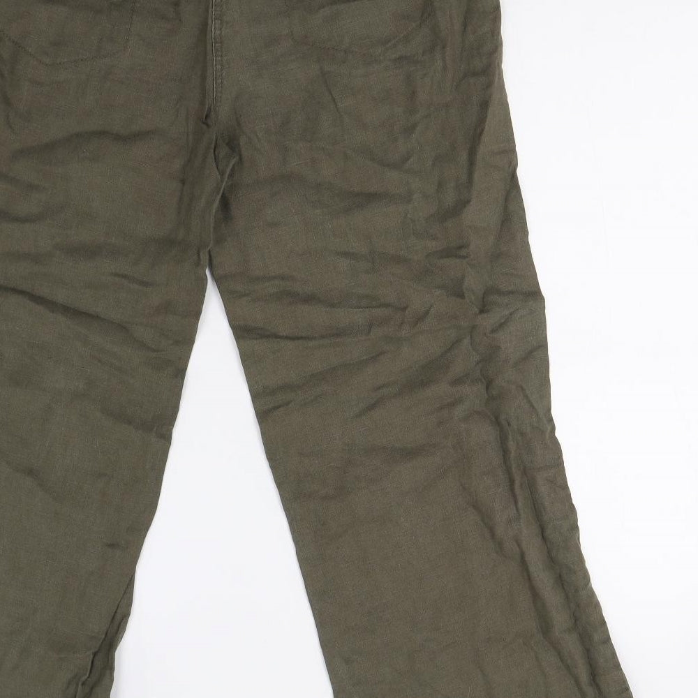Maine Womens Green   Trousers  Size 14 L28 in