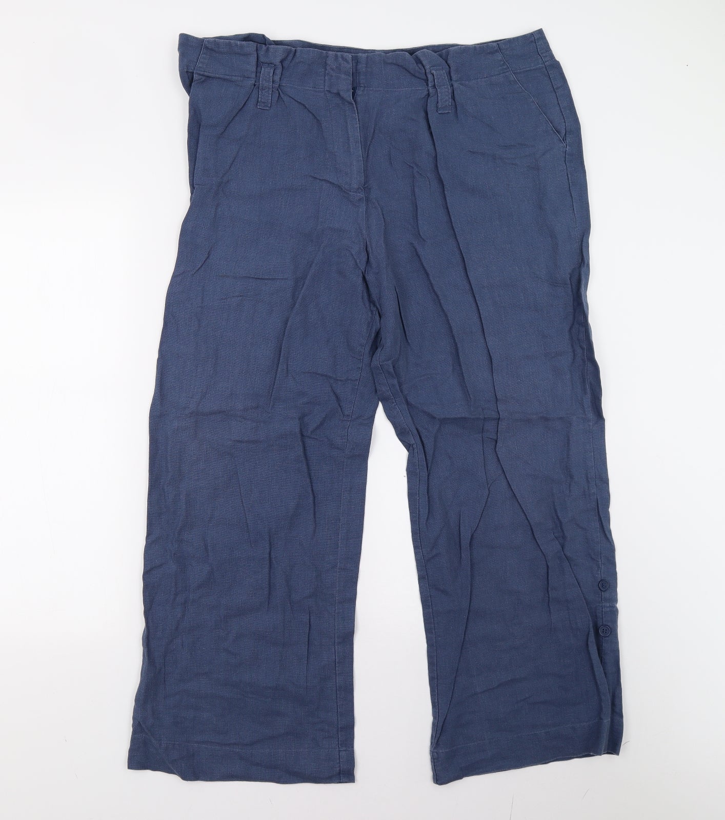 George Womens Blue   Trousers  Size 18 L27 in