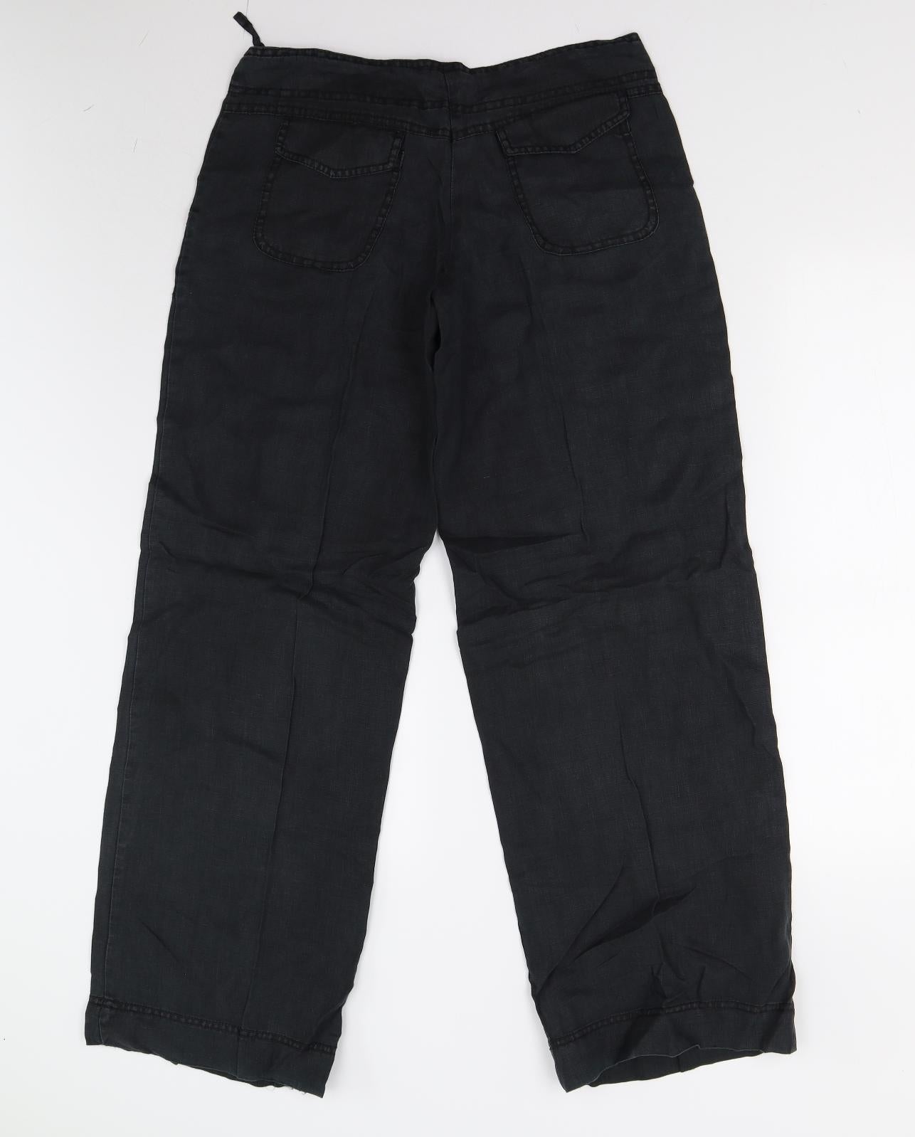 Primark Womens Black   Trousers  Size 10 L31 in