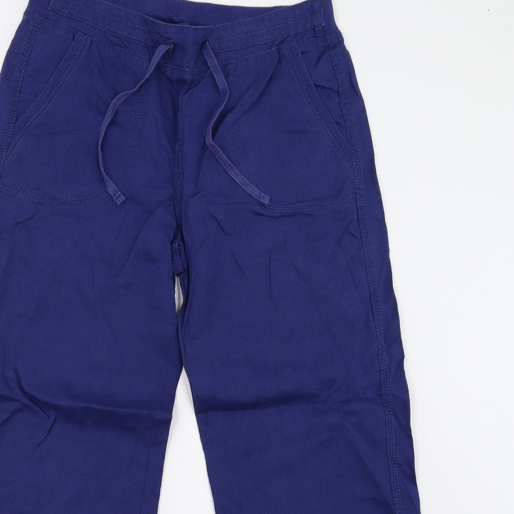 M&S Womens Blue   Trousers  Size 12 L27 in - Short