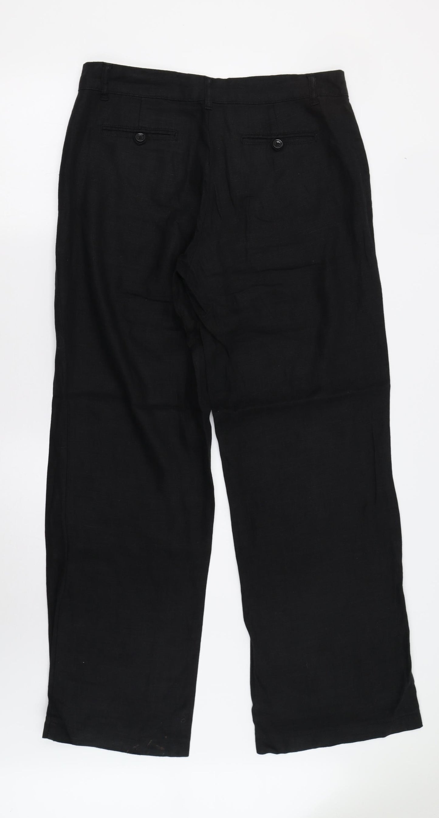 Sasperilla Womens Black   Trousers  Size 12 L33 in