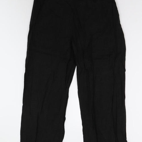 Papaya Womens Black   Trousers  Size 16 L24 in