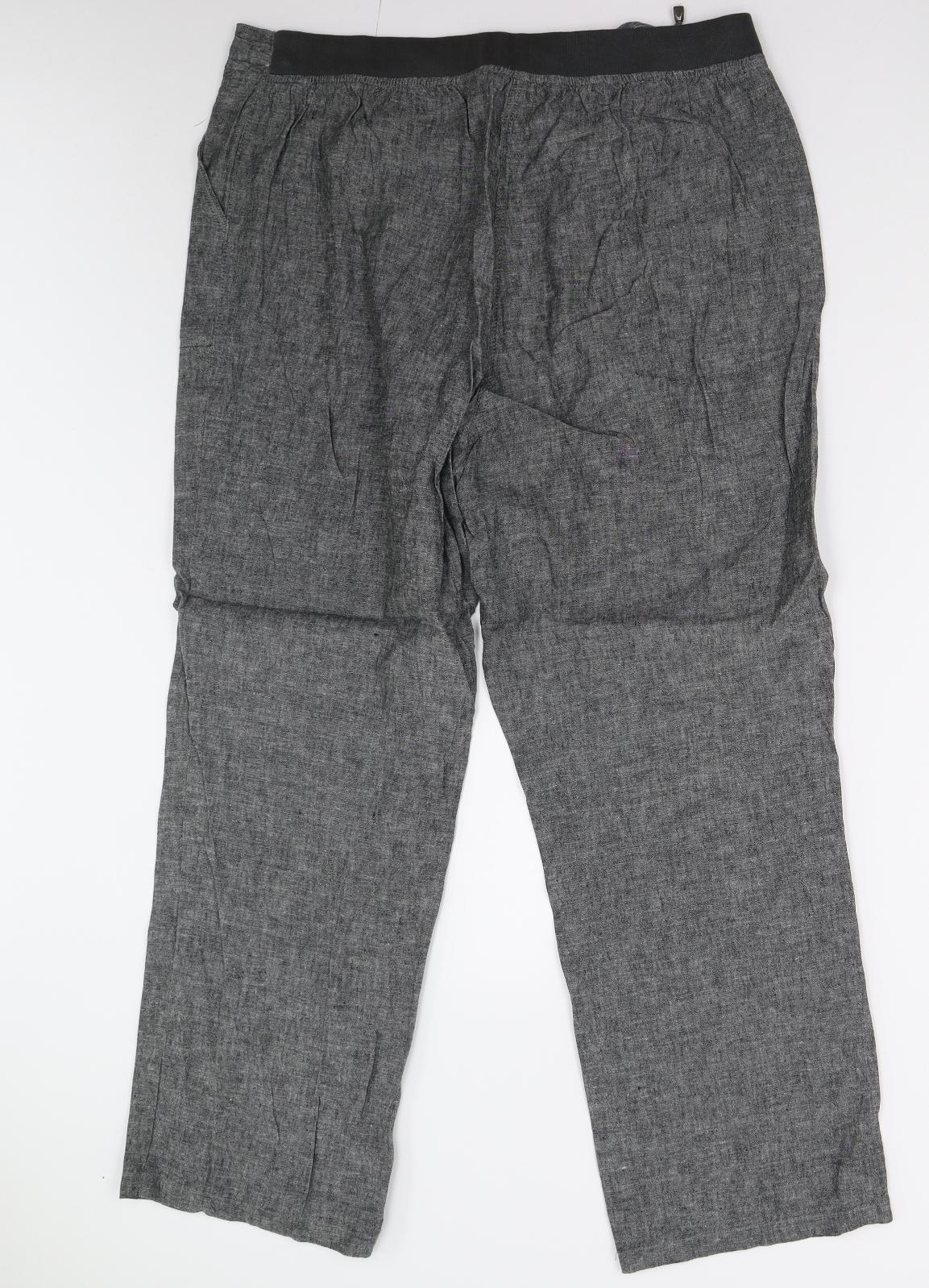 Bonmarché Womens Grey   Trousers  Size 18 L28 in
