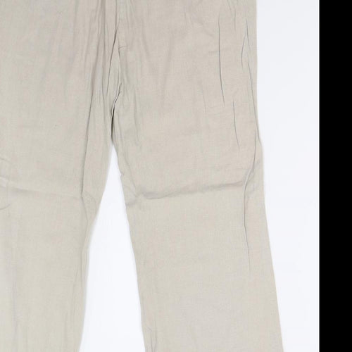 Principles Petite Womens Beige   Trousers  Size 16 L27 in