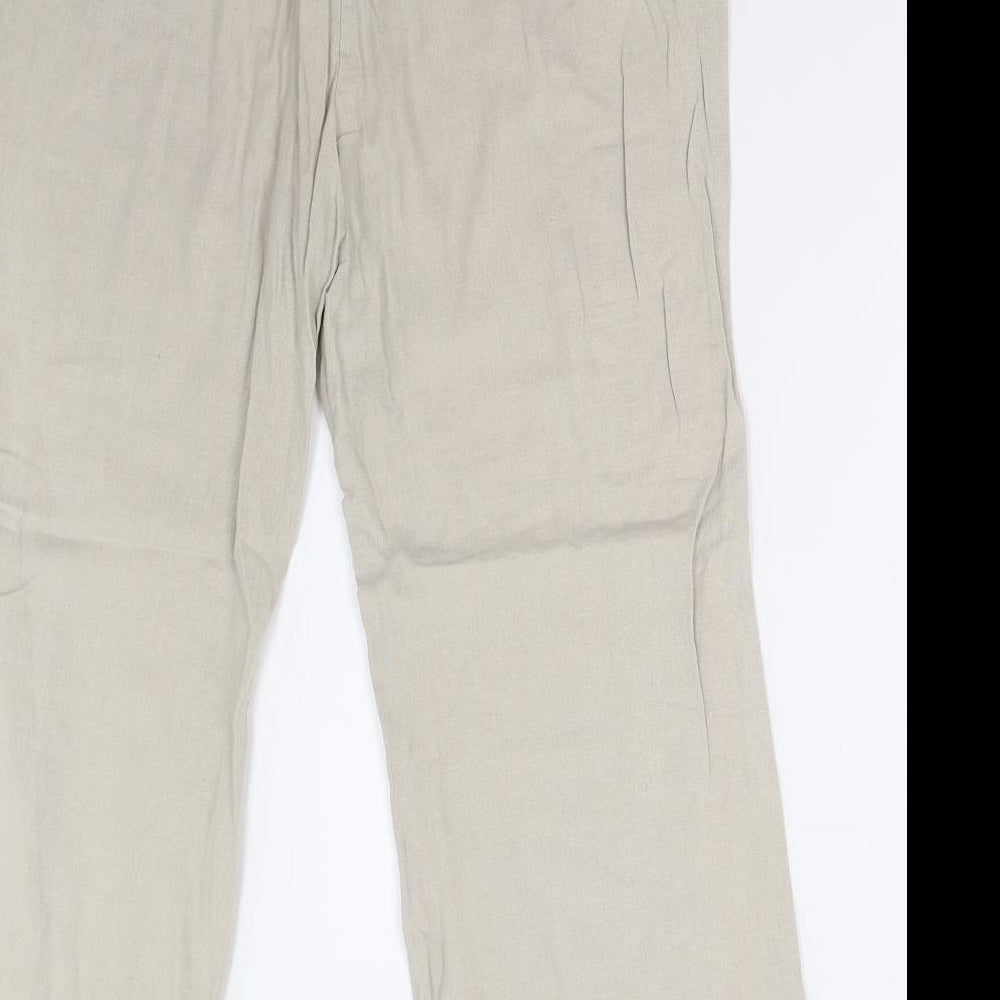 Principles Petite Womens Beige   Trousers  Size 16 L27 in