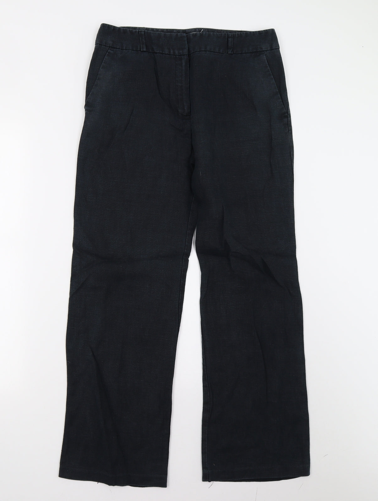 M&S Womens Black   Trousers  Size 10 L29 in