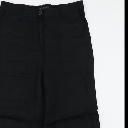 M&S Womens Black   Trousers  Size 14 L20 in - Short
