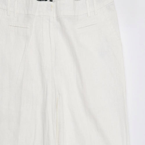 New Look Womens White   Trousers  Size 16 L30 in