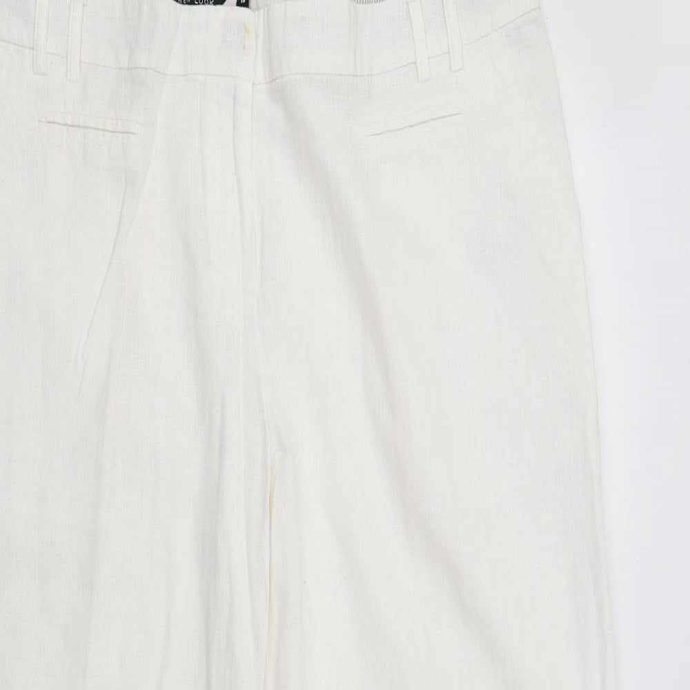 New Look Womens White   Trousers  Size 16 L30 in