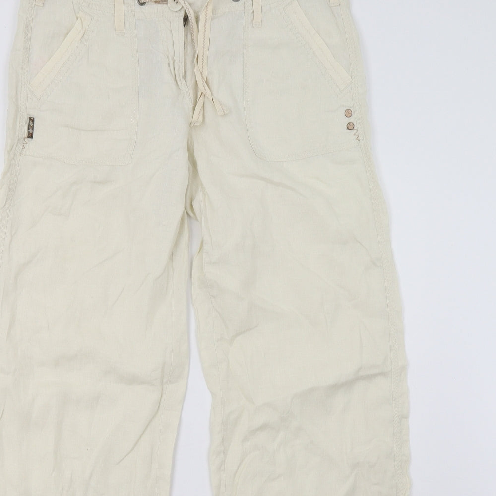 River Island Womens Ivory   Trousers  Size 10 L30 in