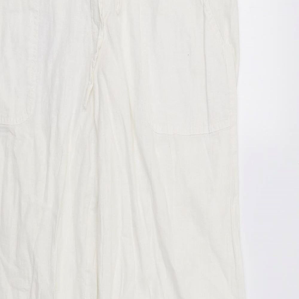 La Redoute Womens White   Trousers  Size 16 L30 in