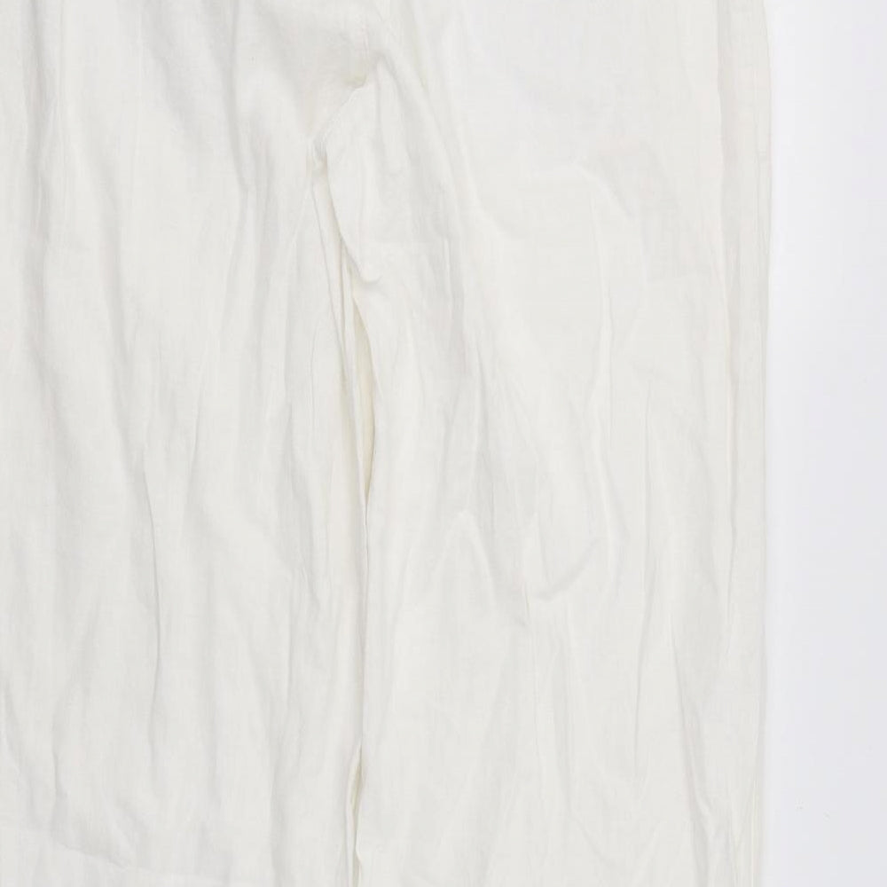 La Redoute Womens White   Trousers  Size 16 L30 in