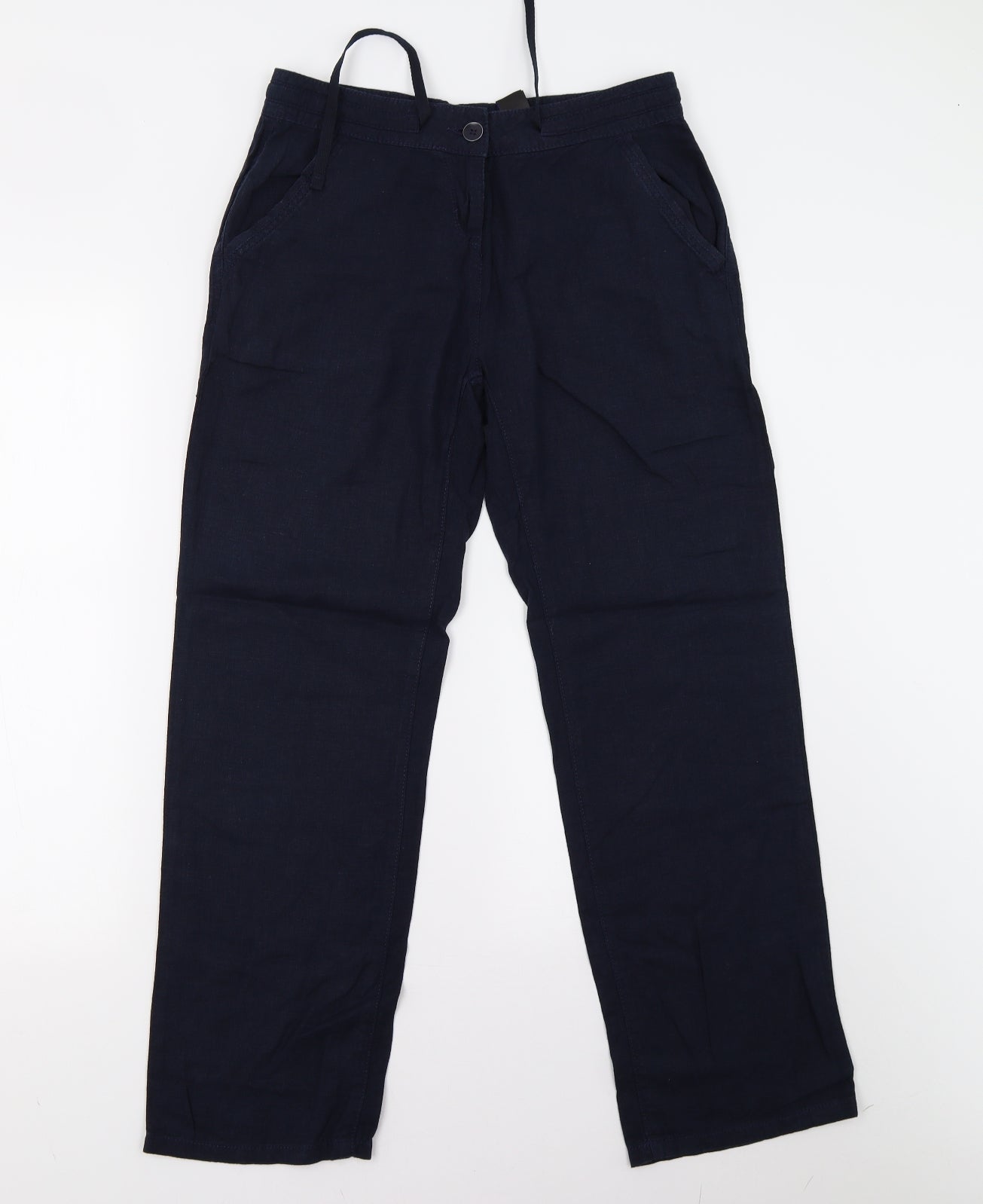 Next Petite Womens Blue   Trousers  Size 8 L28 in