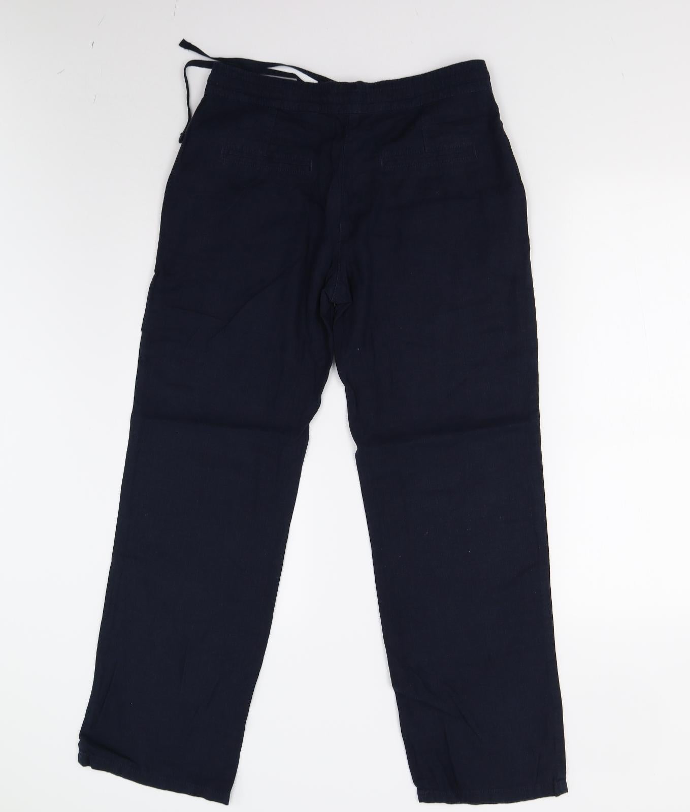 Next Petite Womens Blue   Trousers  Size 8 L28 in