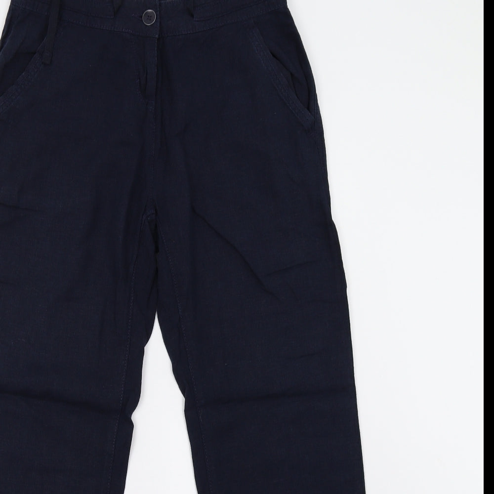Next Petite Womens Blue   Trousers  Size 8 L28 in