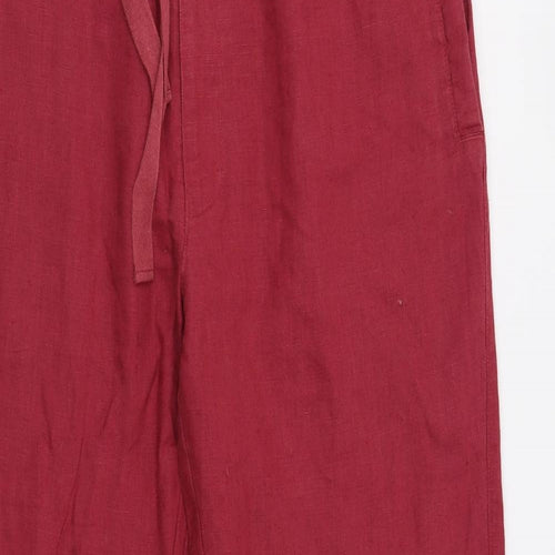 Hemp Valley Mens Red   Trousers  Size 30 L31 in