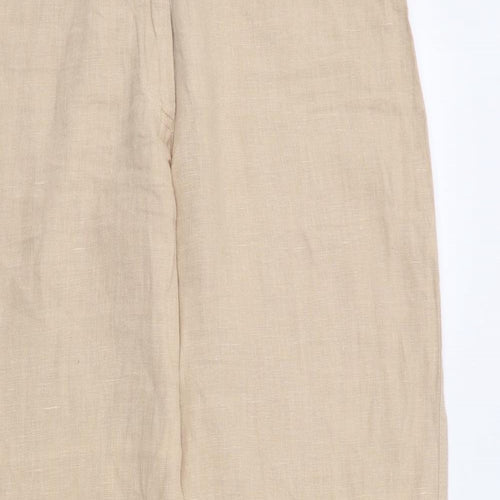 Paul Berman Womens Beige   Trousers  Size 14 L32 in