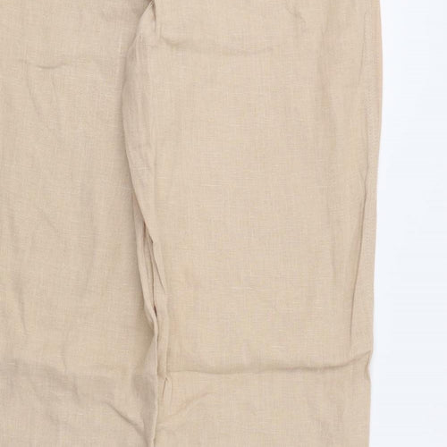 Paul Berman Womens Beige   Trousers  Size 14 L32 in