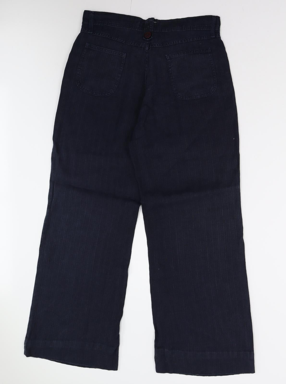 Per Una Womens Blue   Trousers  Size 12 L28 in