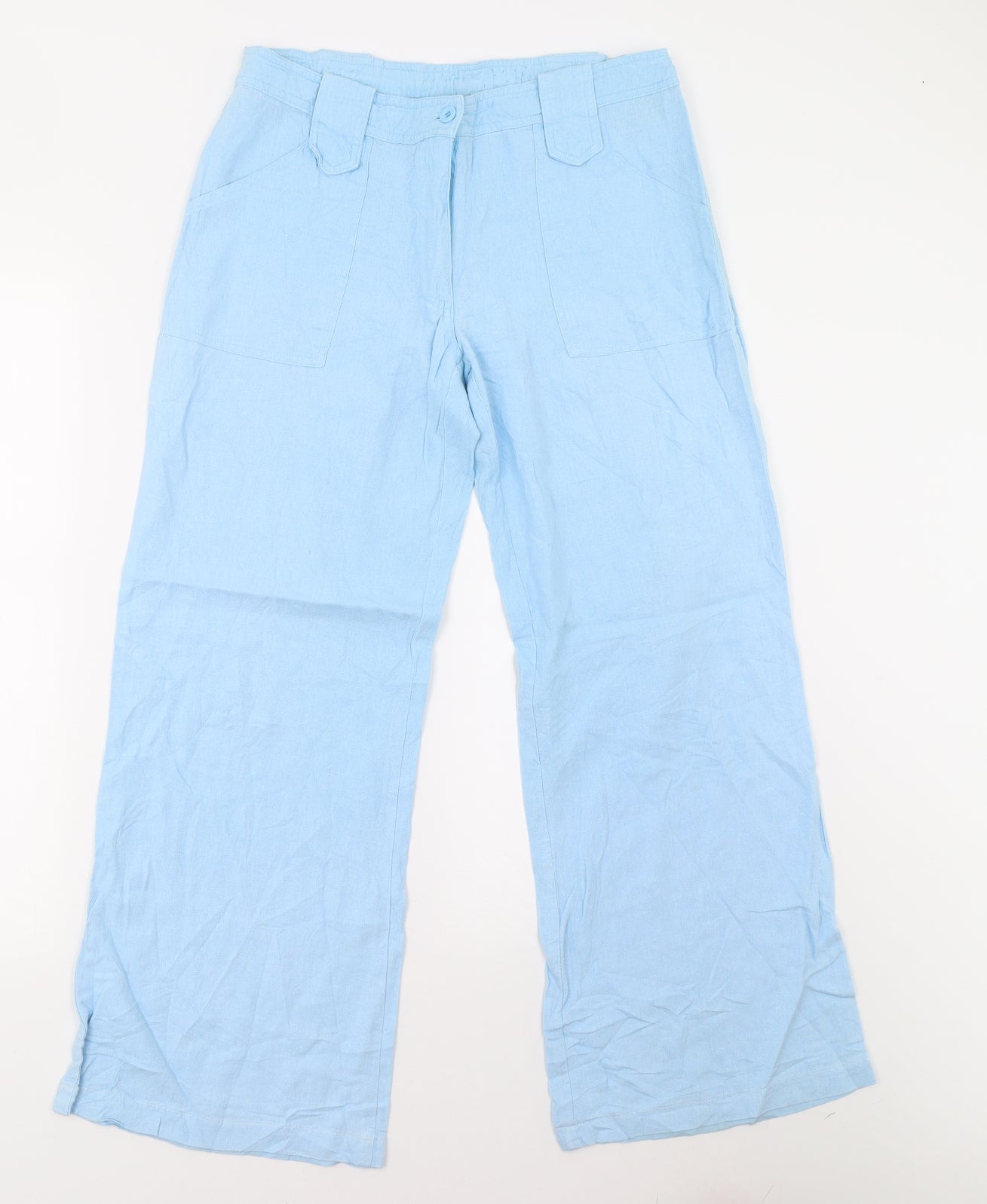 Preworn Womens Blue   Trousers  Size 10 L27 in