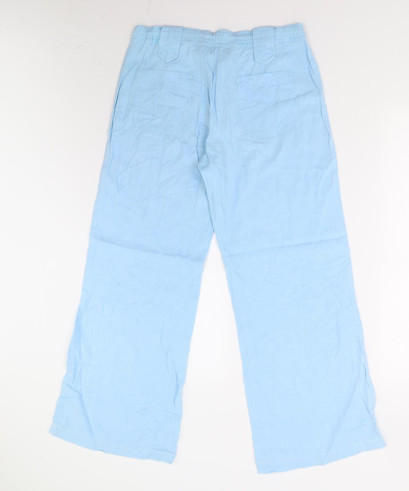 Preworn Womens Blue   Trousers  Size 10 L27 in