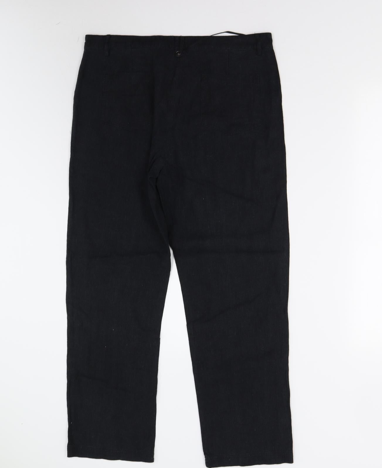 Klass Womens Black   Trousers  Size 12 L27 in