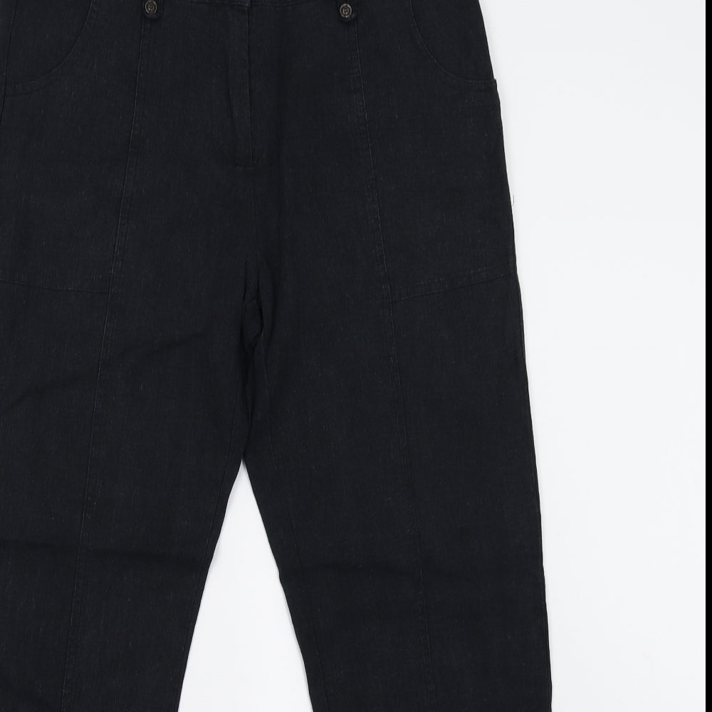 Klass Womens Black   Trousers  Size 12 L27 in