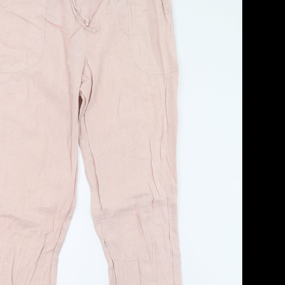 Promod Womens Pink   Trousers  Size 10 L32 in
