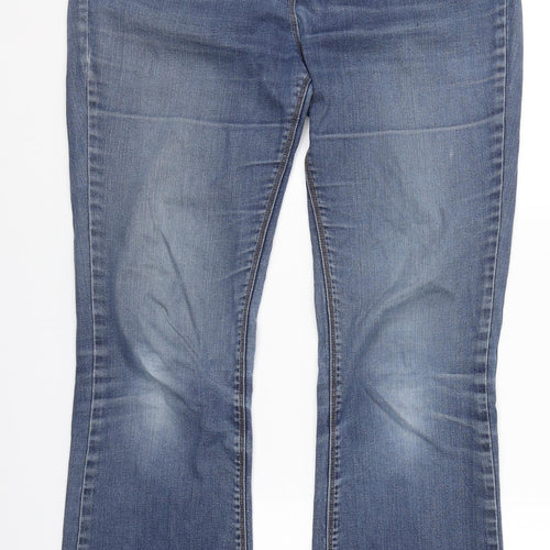 NEXT Womens Blue  Denim Bootcut Jeans Size 16 L31 in