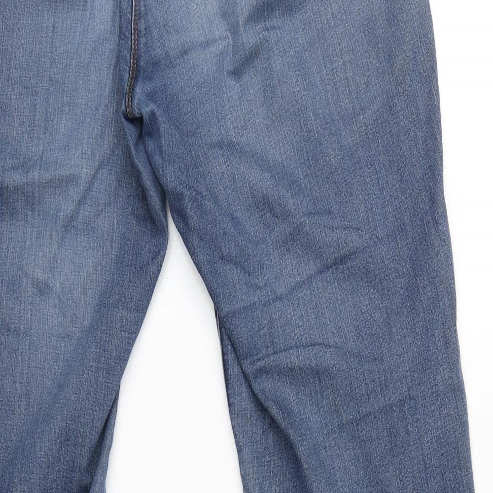 NEXT Womens Blue  Denim Bootcut Jeans Size 16 L31 in