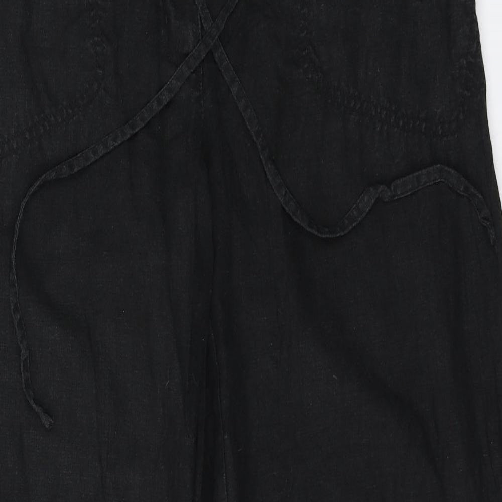 NEXT Womens Black   Trousers  Size 10 L27.5 in