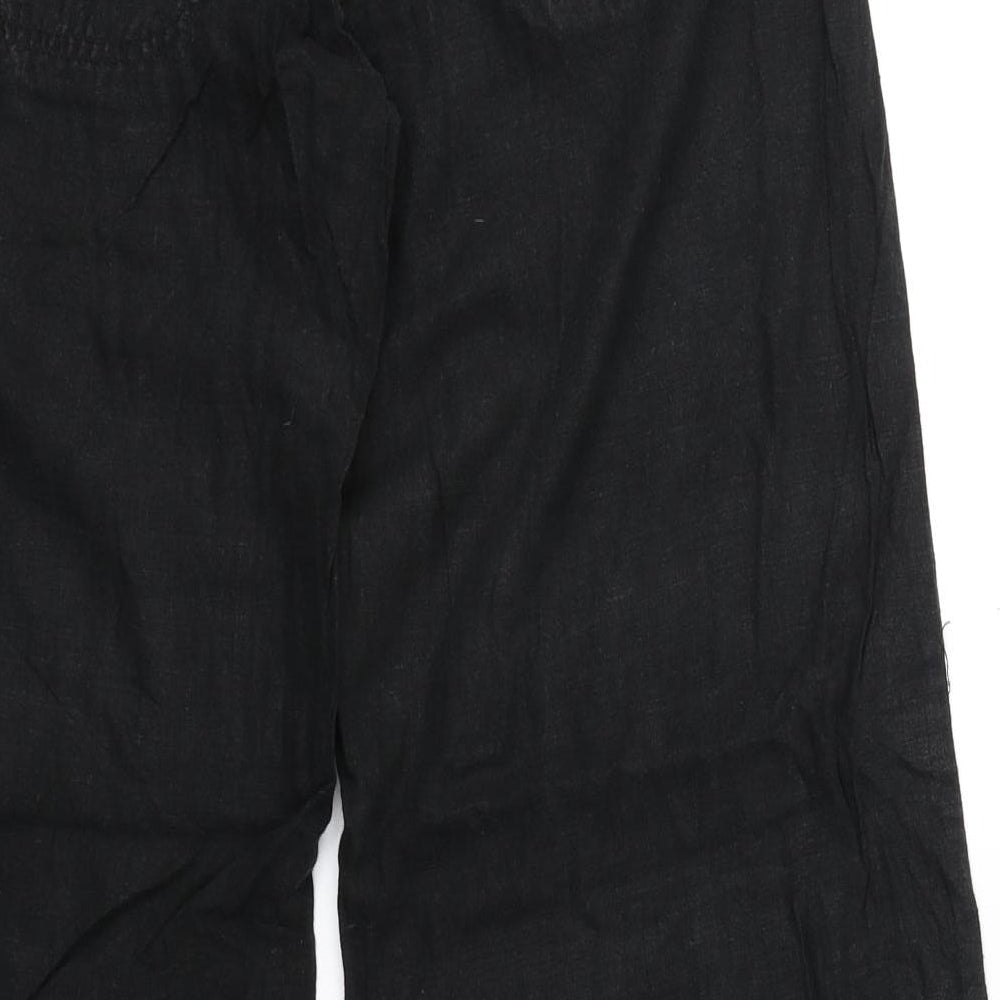 NEXT Womens Black   Trousers  Size 10 L27.5 in