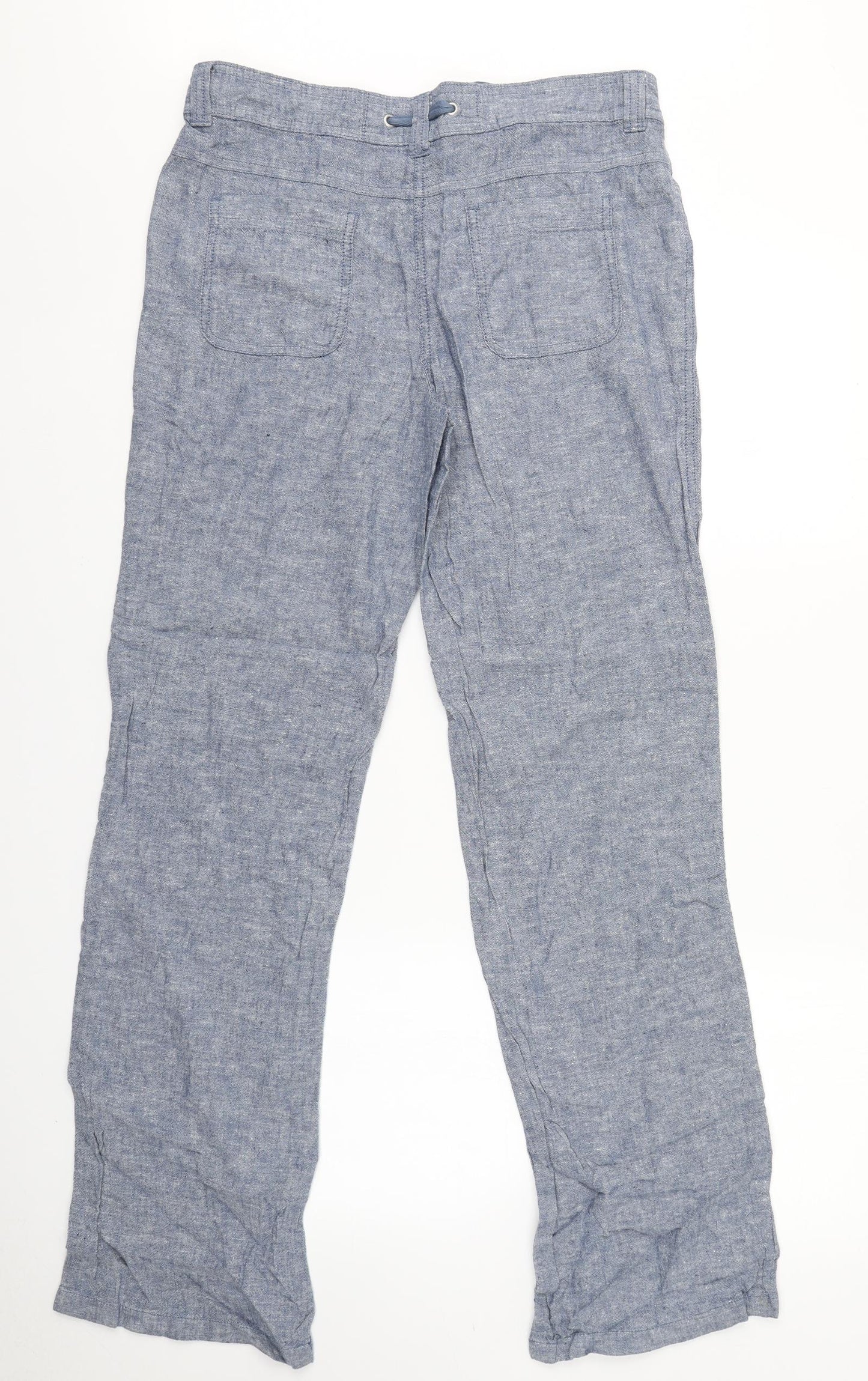 TU Womens Blue   Trousers  Size 10 L32 in