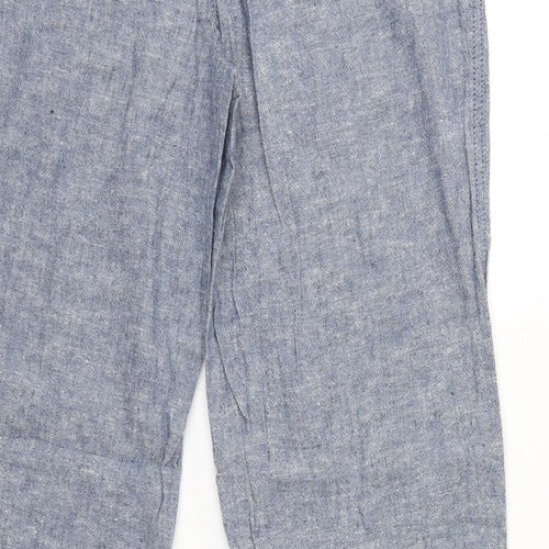 TU Womens Blue   Trousers  Size 10 L32 in