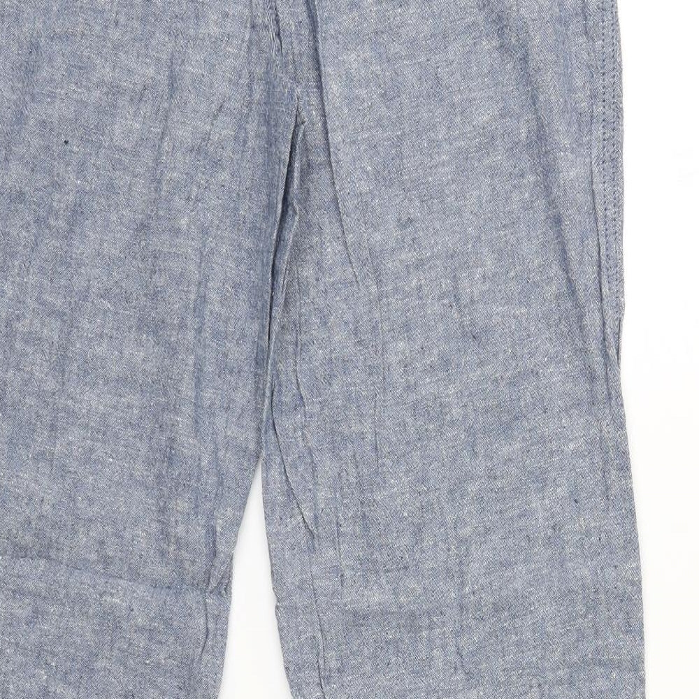 TU Womens Blue   Trousers  Size 10 L32 in