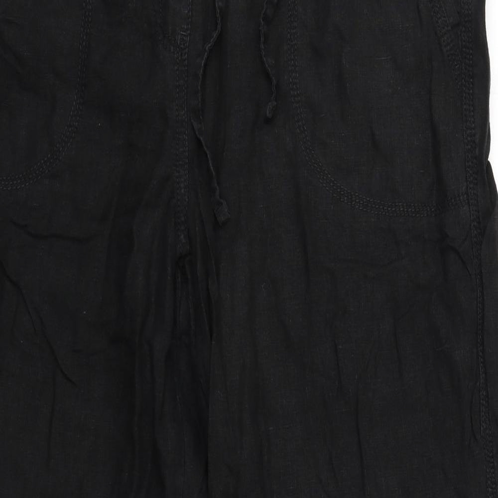 Marks and Spencer Womens Black   Trousers  Size 16 L28 in
