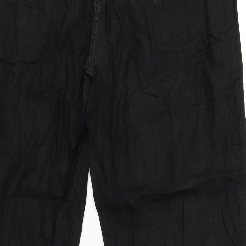 Marks and Spencer Womens Black   Trousers  Size 16 L28 in